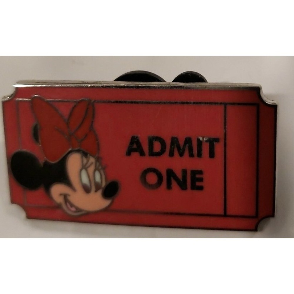 Disney Pin Minnie Mouse Admission Ticket 92328 WDW PWP Collection